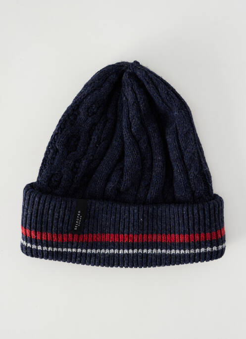 Bonnet bleu SELECTED pour homme