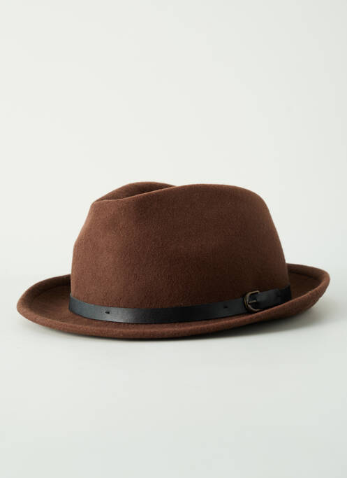 Chapeau marron IZAC pour homme