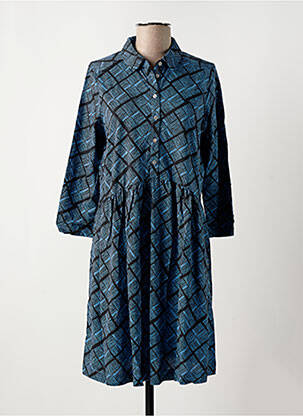 Robe mi-longue manches 3/4 manches 3/4 bleu WHITE STUFF femme