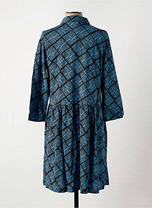 Robe mi-longue manches 3/4 manches 3/4 bleu WHITE STUFF femme