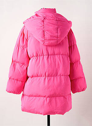 Doudoune poches a capuche rose GOLDEN DAYS femme
