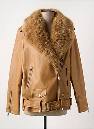 Blouson finition intérieure doublure polaire marron COPPEROSE femme