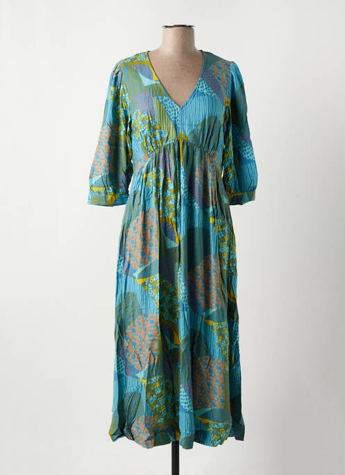 Robe longue bleu WHITE STUFF pour femme