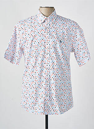 Chemise manches courtes imprimé tie and dye orange J&JOY homme