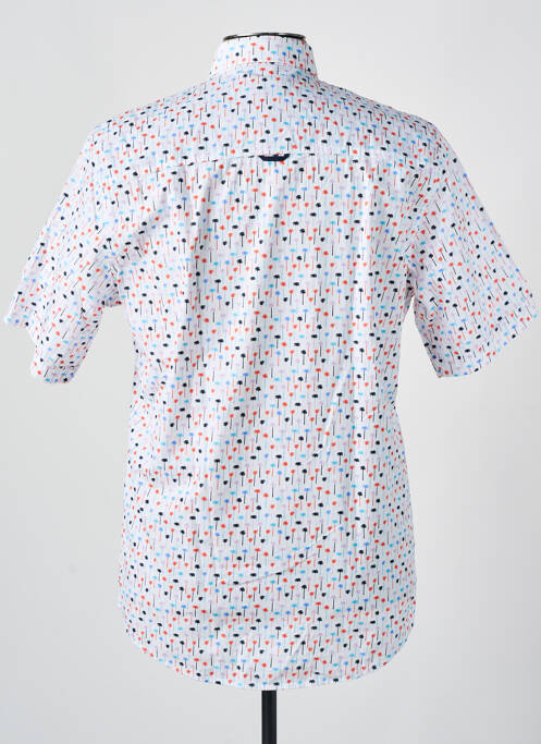 Chemise manches courtes imprimé tie and dye orange J&JOY homme