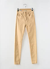 Pantalon slim beige ESTEE BROWN pour femme seconde vue