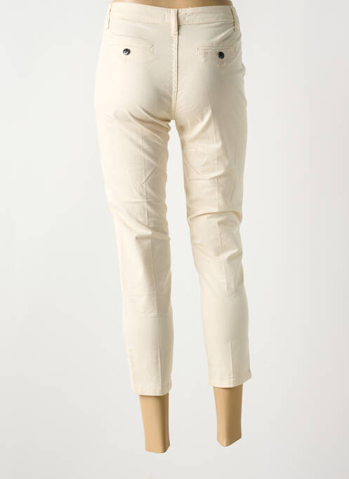 Pantalon 7/8 beige SUNNY STUDIO pour femme