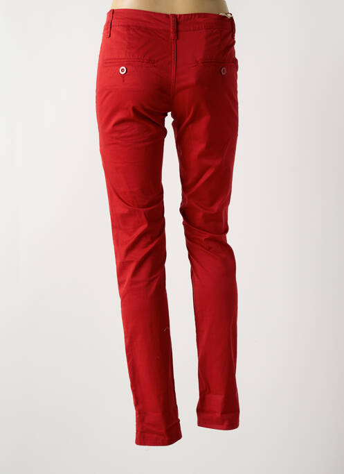 Pantalon slim rouge LEEYO JEANS femme