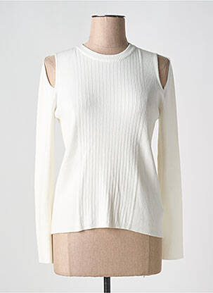 Pull stretch manches longues beige RIANI femme