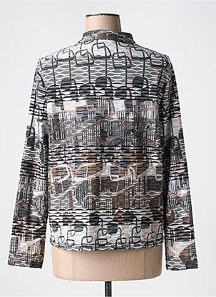Veste casual coupe cintrée gris FRANK WALDER femme