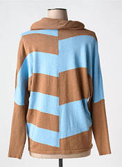 Pull col roulé marron MARBLE pour femme seconde vue