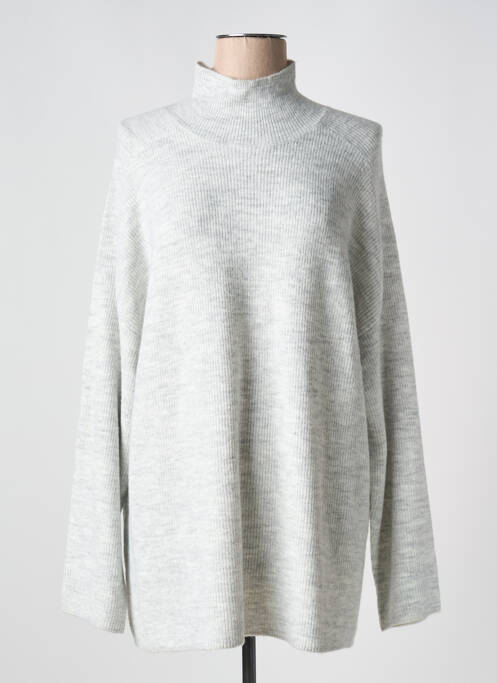Pull col roulé gris MARC AUREL pour femme