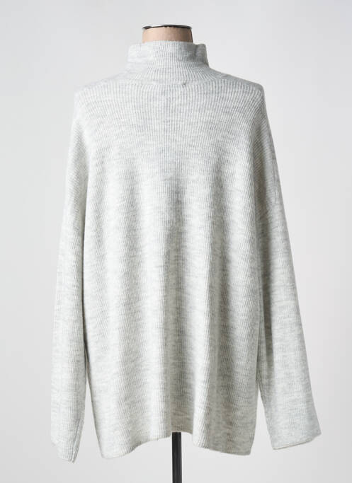 Pull col roulé gris MARC AUREL pour femme