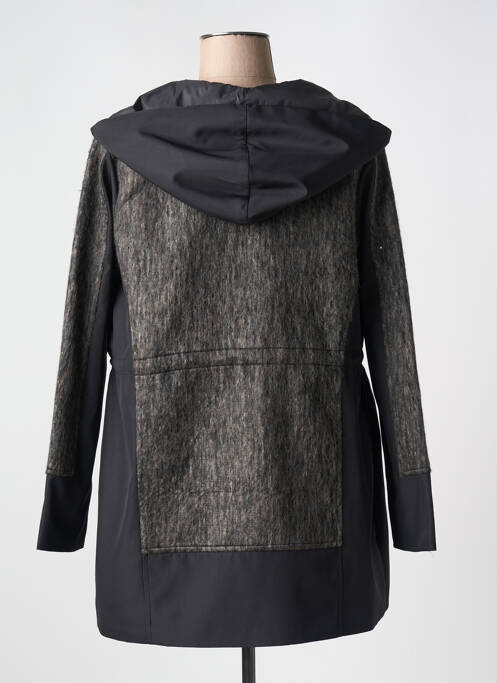 Manteau court gris EVER SASSY pour femme