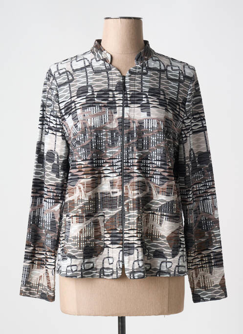 Veste casual gris FRANK WALDER pour femme