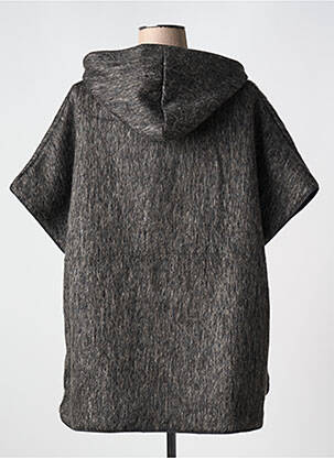 Veste casual col rond gris EVER SASSY femme