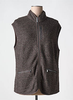 Gilet sans manche poches marron RABE femme