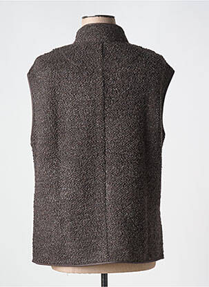 Gilet sans manche poches marron RABE femme