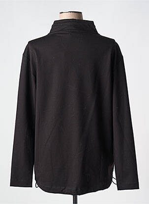 Sweat-shirt tissage jersey manches longues noir TUZZI femme
