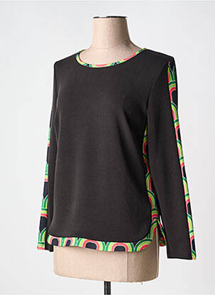 T-shirt manches longues manches longues noir MERI & ESCA femme