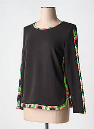T-shirt manches longues manches longues noir MERI & ESCA femme