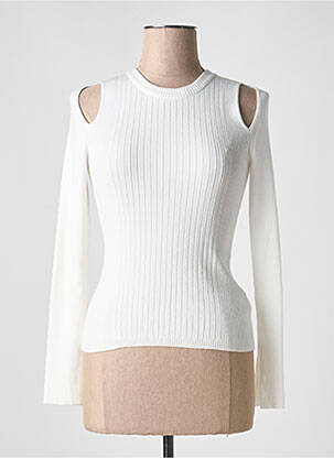Pull stretch manches longues blanc RIANI femme