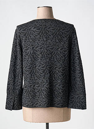 Sweat-shirt stretch manches longues gris THOMAS RABE femme