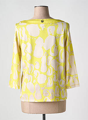 T-shirt manches 3/4 manches 3/4 jaune SPORTALM femme