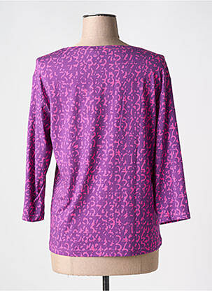 T-shirt manches 3/4 manches 3/4 violet TUZZI femme