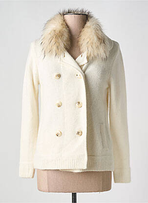 Gilet manches longues beige FUEGO WOMAN pour femme