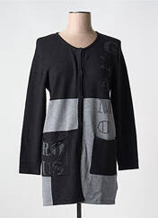 Gilet manches longues gris PASSIONI pour femme seconde vue