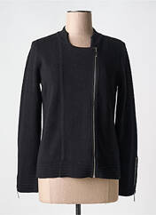 Gilet manches longues noir MARBLE pour femme seconde vue