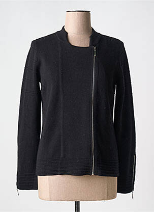 Gilet manches longues noir MARBLE pour femme