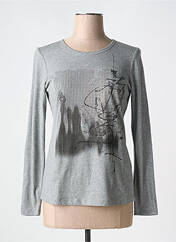 T-shirt gris LE COMTE pour femme seconde vue
