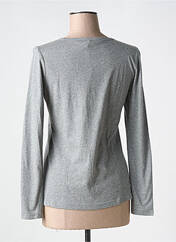 T-shirt gris LE COMTE pour femme seconde vue