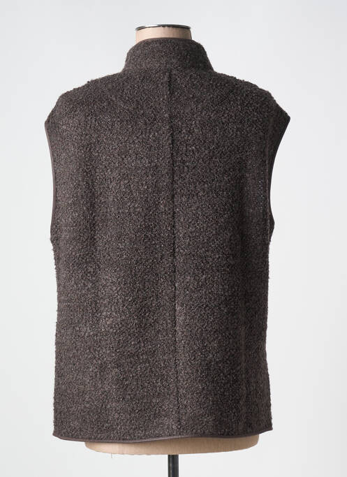 Gilet sans manche poches marron RABE femme