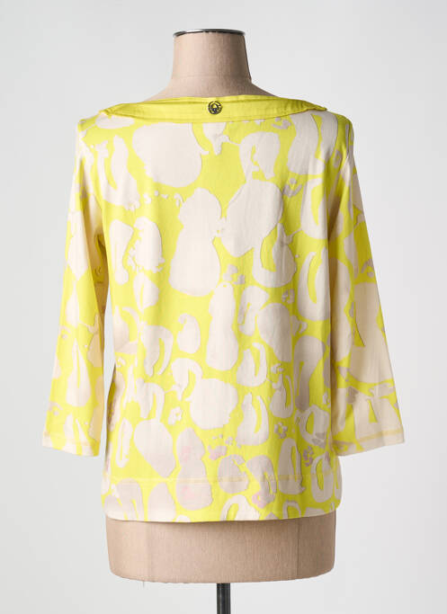 T-shirt stretch manches 3/4 jaune SPORTALM femme