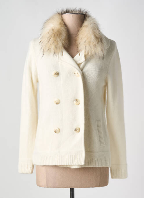 Gilet manches longues beige FUEGO WOMAN pour femme