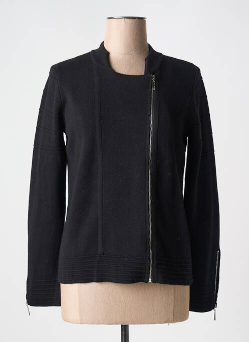 Gilet manches longues noir MARBLE pour femme