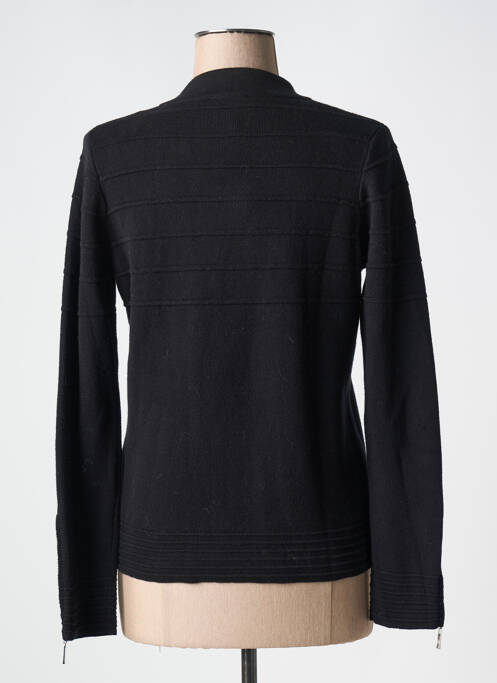 Gilet manches longues noir MARBLE femme