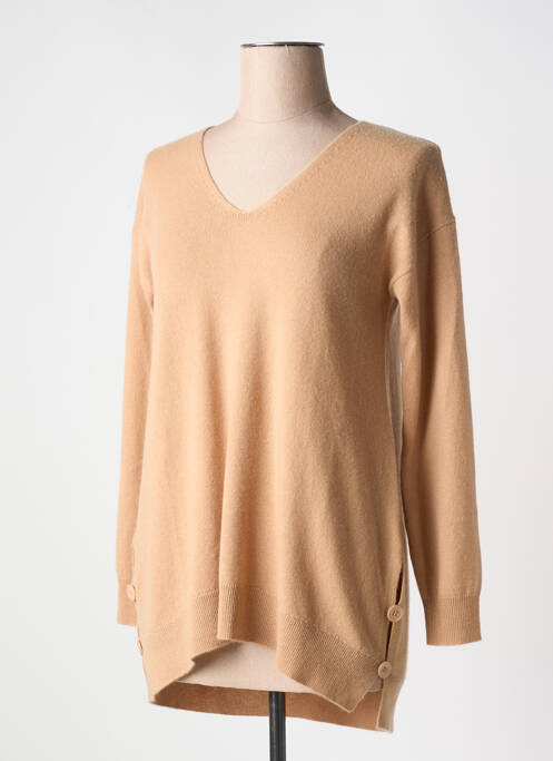 Pull beige DOREE CACHEMIRE pour femme