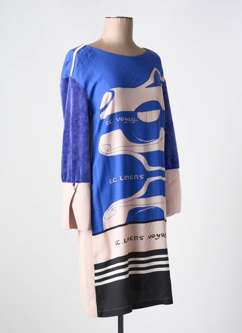 Robe courte bleu ELISA CAVALETTI pour femme