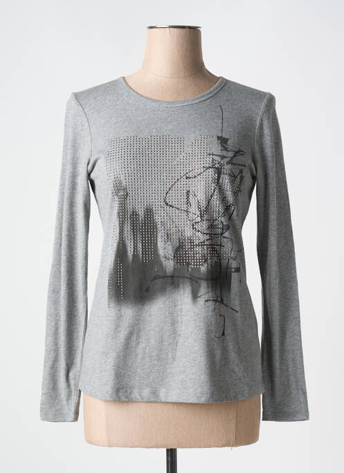 T-shirt gris LE COMTE pour femme