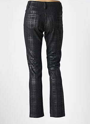 Pantalon slim stretch taille normale noir GRIFFON femme