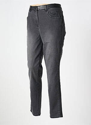 Jeans coupe slim stretch taille normale noir MARC AUREL femme