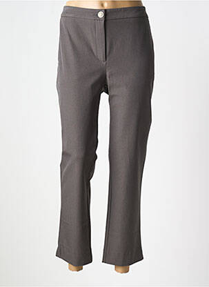 Pantalon 7/8 gris DEVERNOIS pour femme