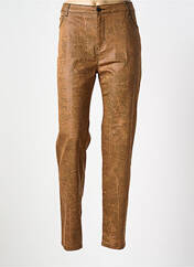Pantalon slim marron EVA KAYAN pour femme seconde vue