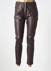 Pantalon slim marron EVA KAYAN pour femme seconde vue