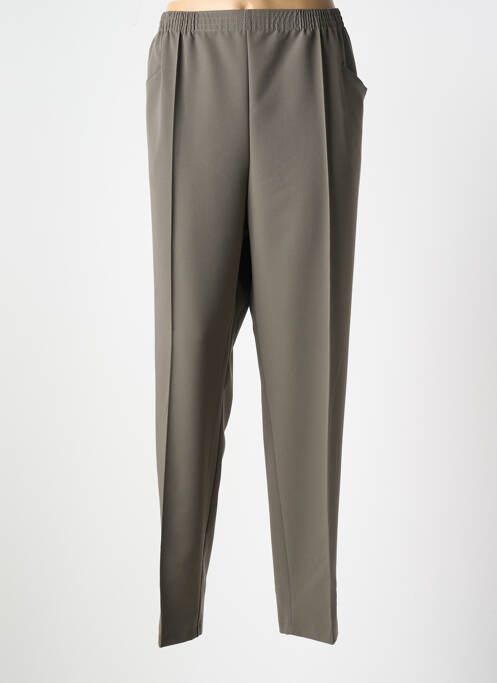 Pantalon droit vert GRIFFON pour femme