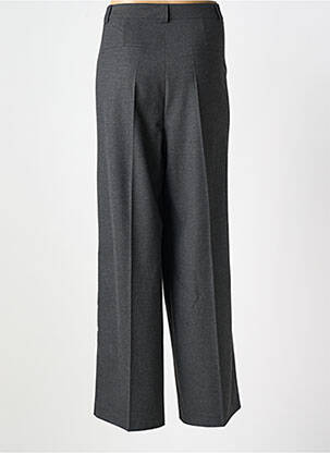 Pantalon large taille à pinces taille haute gris LE COMTE femme